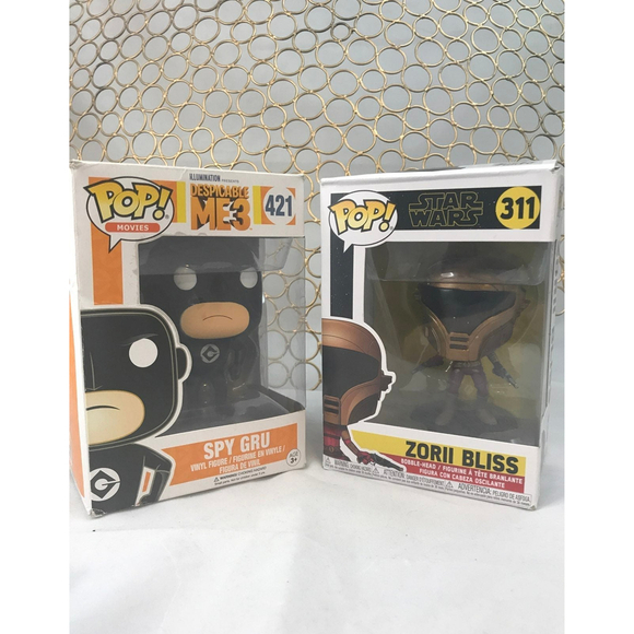 Funko Other - Pops Zorii Bliss and spy gru